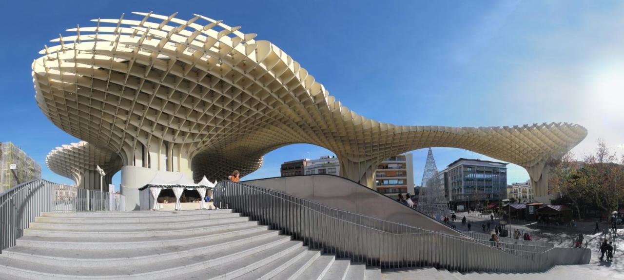 Azahar Metropol Parasol, Parking Gratis Para Coches Medianos 塞维利亚 外观 照片